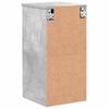 Wall Mounted Bathroom Cabinet Concrete Grey 30 x 31.5 x 61 cm
