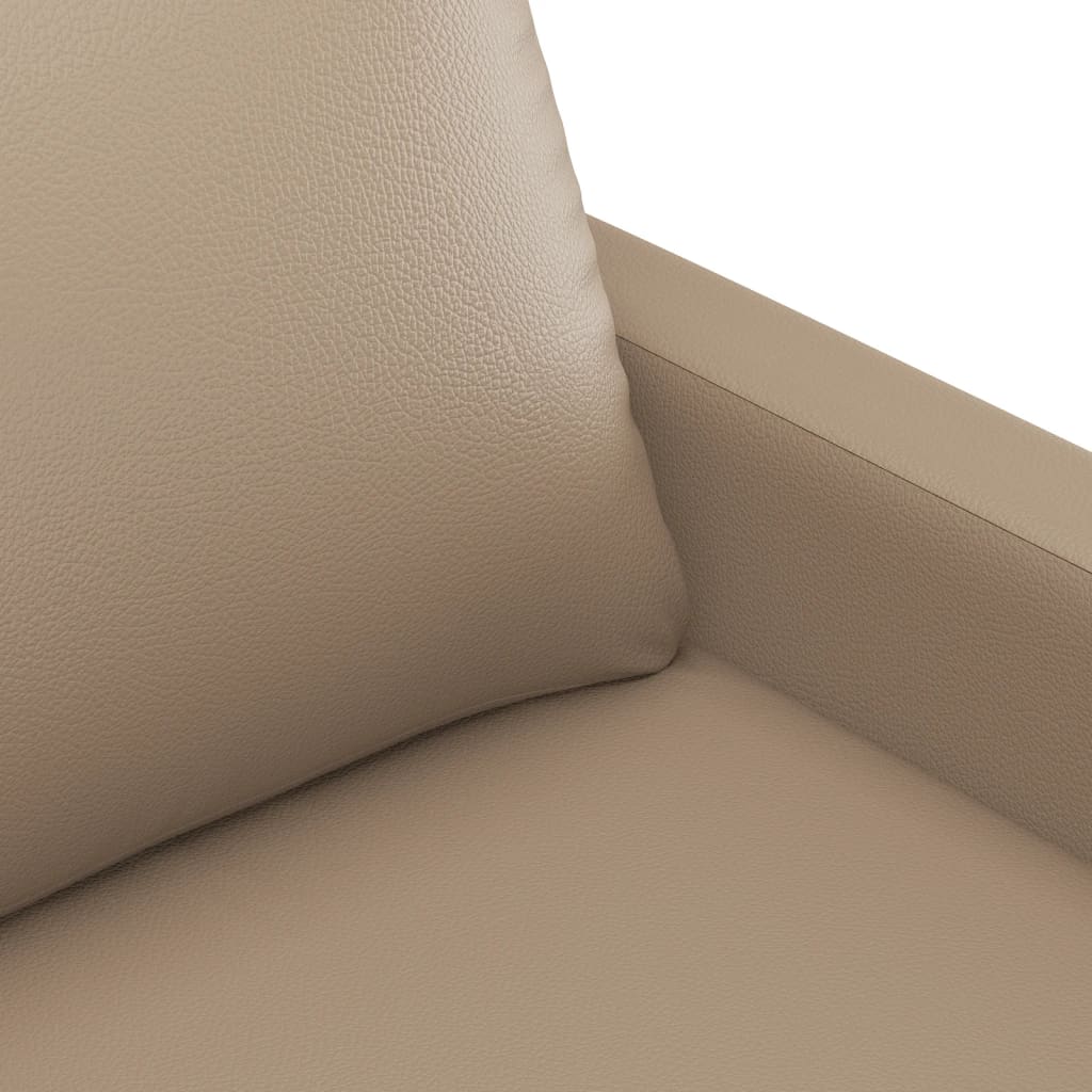 Armchair Cappuccino Brown 60 Cm Artificial Leather