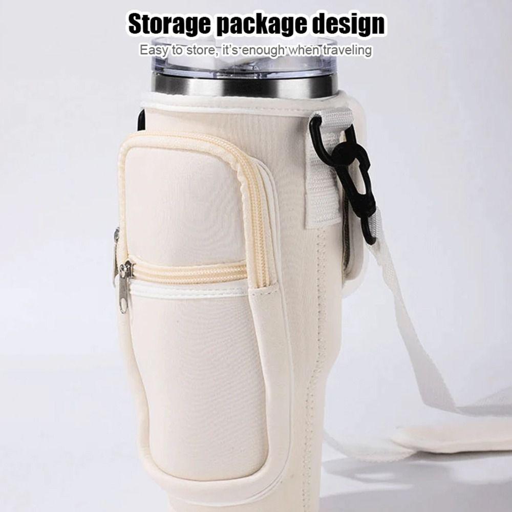 Portable Water Bottle Carrier Bag Water Cup Accessories for 40oz Tyeso Bottle Hiking