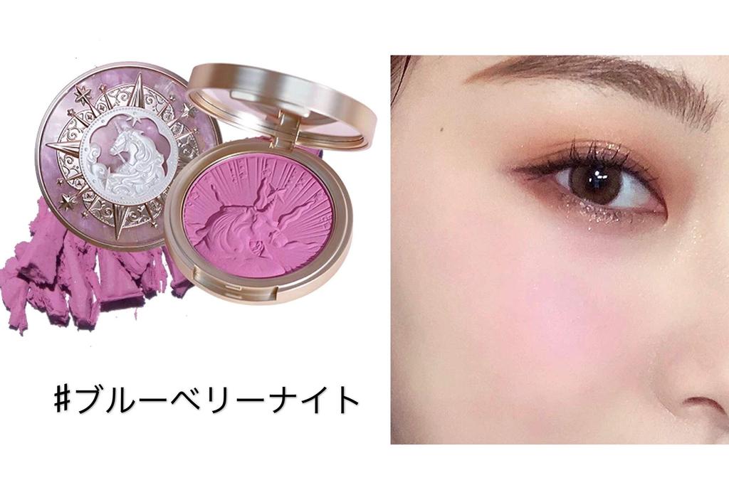 Flower Knows Unicorn Series Cheek Blush (Blueberry Night)