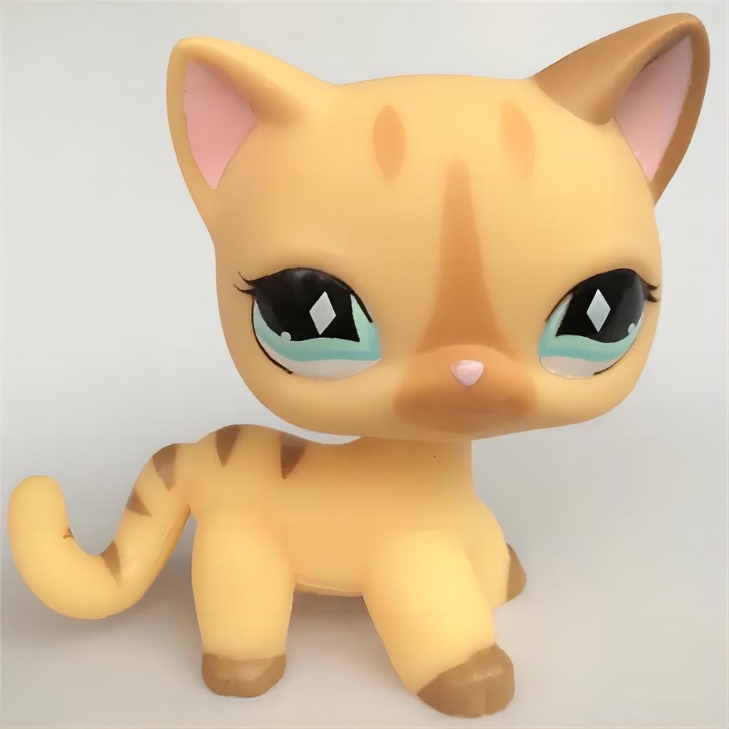 Raro Negozio di Animali lps Action Figure Stand Giocattolo Gatto Pelo Corto Vecchio Cane Originale Bassotto Pastore Alano