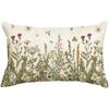 AVOIN Colorlife Wildflowers Fall Throw Pillow Cover, 12 X 20 Inch Flower Cushion Case Decoration for Sofa Couch