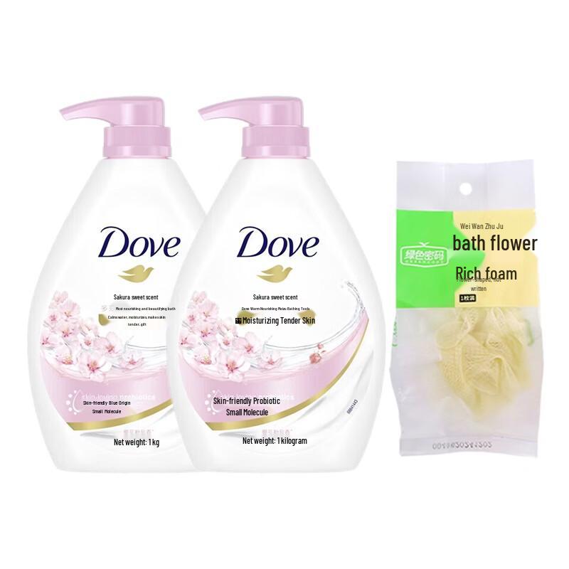 Набор питательного молочка для душа Dove Цветение вишни