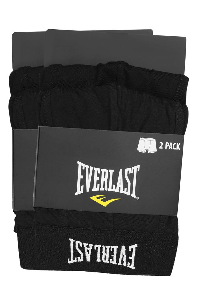 Boxershorts Everlast für Herren, Baumwolle, Schwarz, 4 Stück