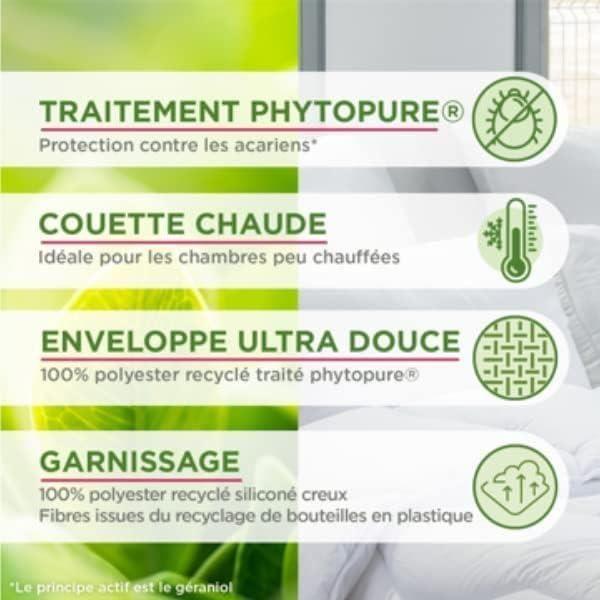 Couette cocouning et chaude - blanrêve - 200 x 200 cm