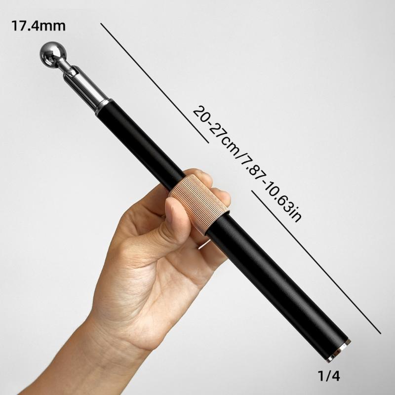 27cm/45cm Telescoping Iron Camera Mounting Rod 90 Degree Rotatable Ball Head For Photography Live Streaming Accessories