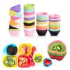 5Pcs Silicone Cake Mold Round Muffin Cupcake Baking Molds Reusable Diy Cake Decorating Tools Wedding Birthday Party Decorations