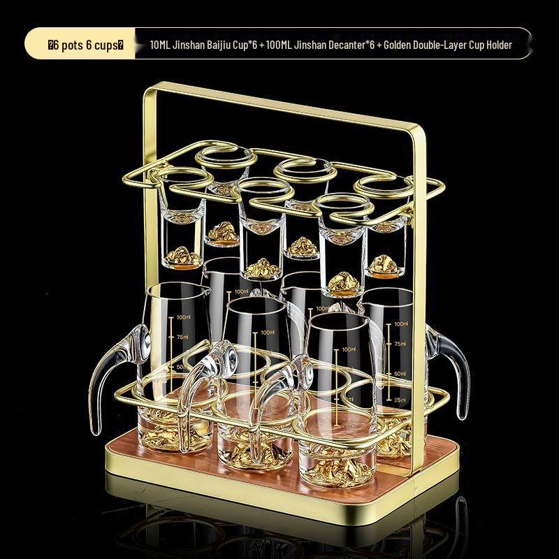 Luxury Baijiu Dispenser & Shot Glass Gift Set