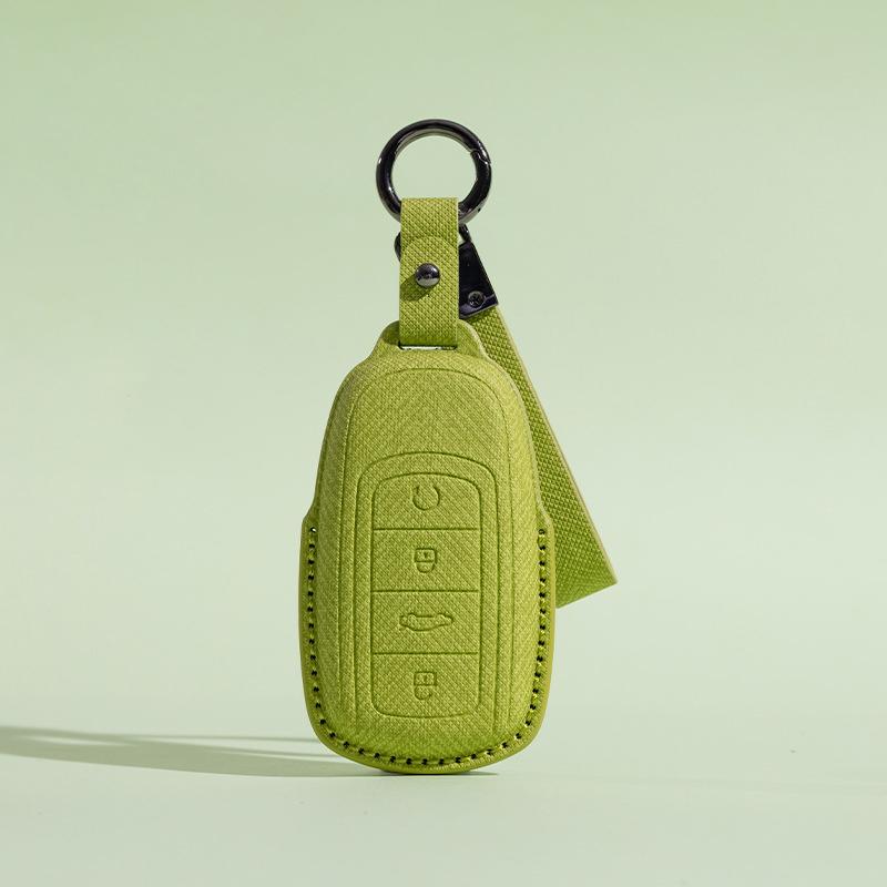 

Leather Car Key Case For JAECOO J7 J8 Chery Car Key Cover Ai Ruizhe TIGGo 8PRO OMODA 5 Full Cover Protection Shell Holder