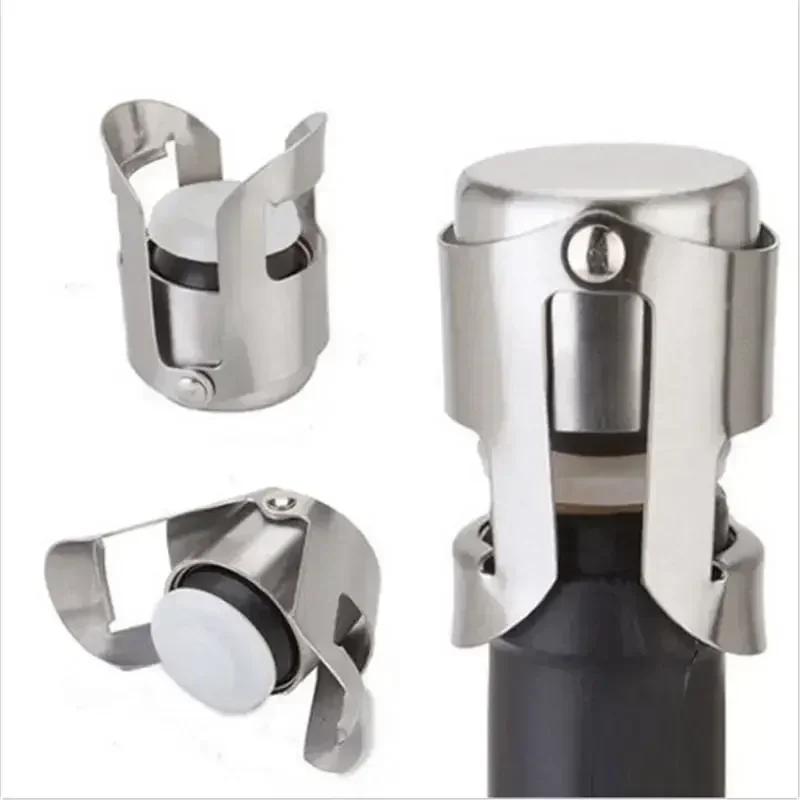 Professional Stainless Steel Champagne Sparkling Wine Bottle Sealer Stopper Kitchen Accessories Cuisine Outils Accessoires