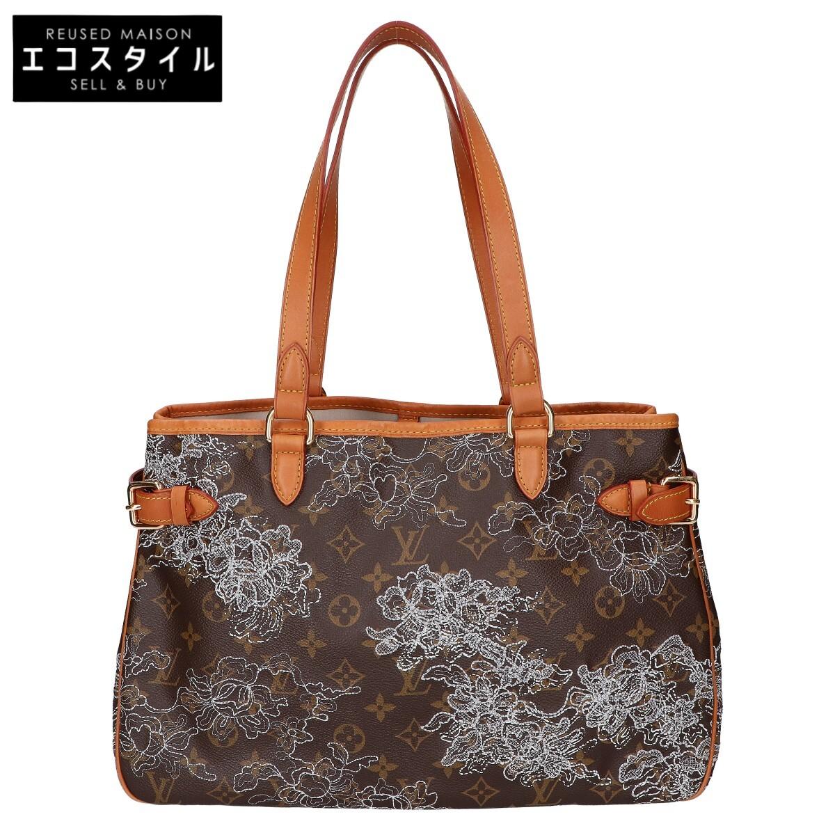 

LOUIS VUITTON 2007 M95400 Danteel Silver Batignolles Horizontal Tote Bag MonogramUsed