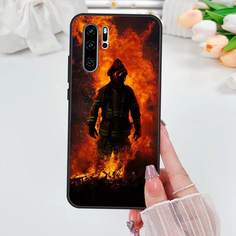 Firefighter Fireman Heroes For Huawei Nova 9 10 SE 11 Pro 12i 11i 8i Y60 Y70 Y90 Y61 Y91 Y72 Y73 P20 P40 P30 Lite Case