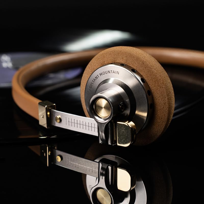 TECHNICS DISTANT MOUNTAIN Toyama Distant Mountain Wired Headphones Portable Retro Vintage Design Headphones Headset [ROSE On-Ear Semi-Open Semi-Open