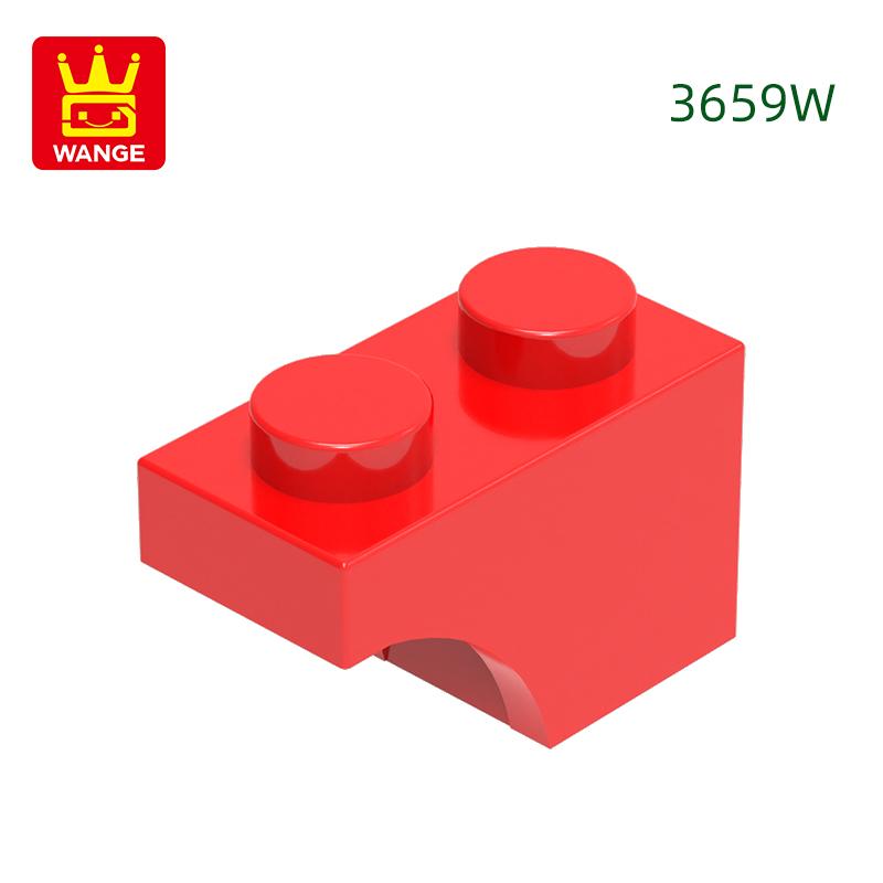 166Pcs/lot 3659W 1x2 Half Arch Construction Block Moc Colour Accessories Works With featuring Brick DO IT YOURSELF Children's Toy Assembly Gift Idea