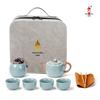 Bafangli 'Slow Dance Life' 8-Piece Ceramic Tea Set