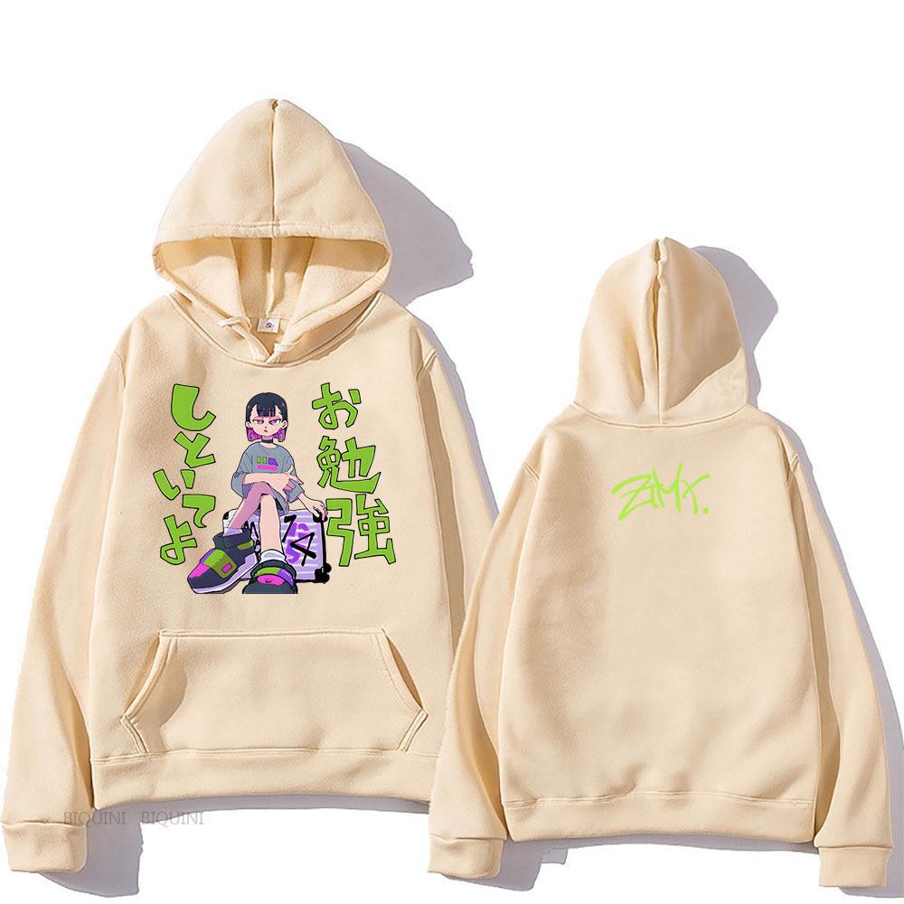 Popová kapela ZTMY ZUTOMAYO Mikiny s kapucí pro muže Podzim Zima Fleece Streetwear