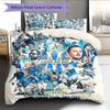 Marseille  Pattern Bedding Quilt Set Quilt Cover Pillowcase Home Decoration Birthday Gift (1 * duvet cover + 2 * pillowcase, without core)
