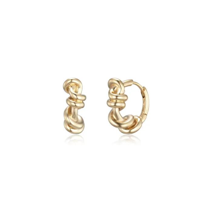 Knot Hoops_Gold