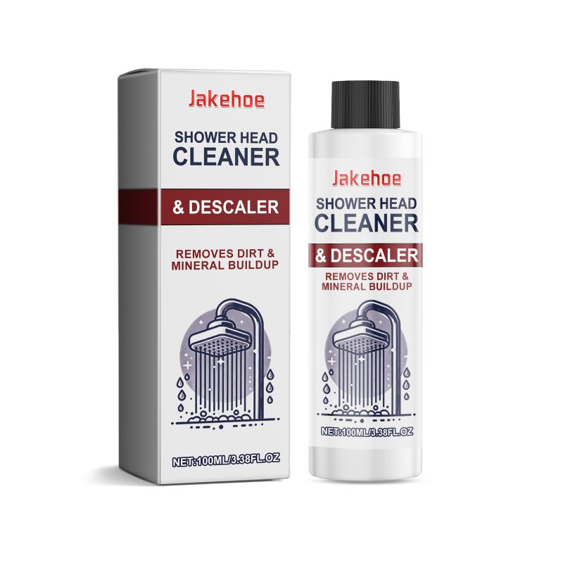 Shower Head Descaler and Polisher Quickly Removes Tough Stains Enables Stronger Water Output For Bathroom Use