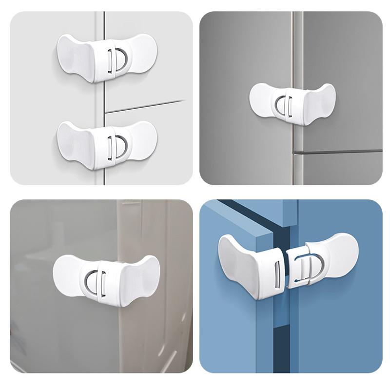 Kids Safety Locker Home Security Protection Door Drawer Lock for Children Refrigerator Cabinet Locks for Baby Safe Care 1/3/5Pcs