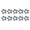 10PCS Sequins Star Hair Clip Set for Women Alloy Snap Clip Hair Styling Accessories Aesthetics Hair Barrettes for Female