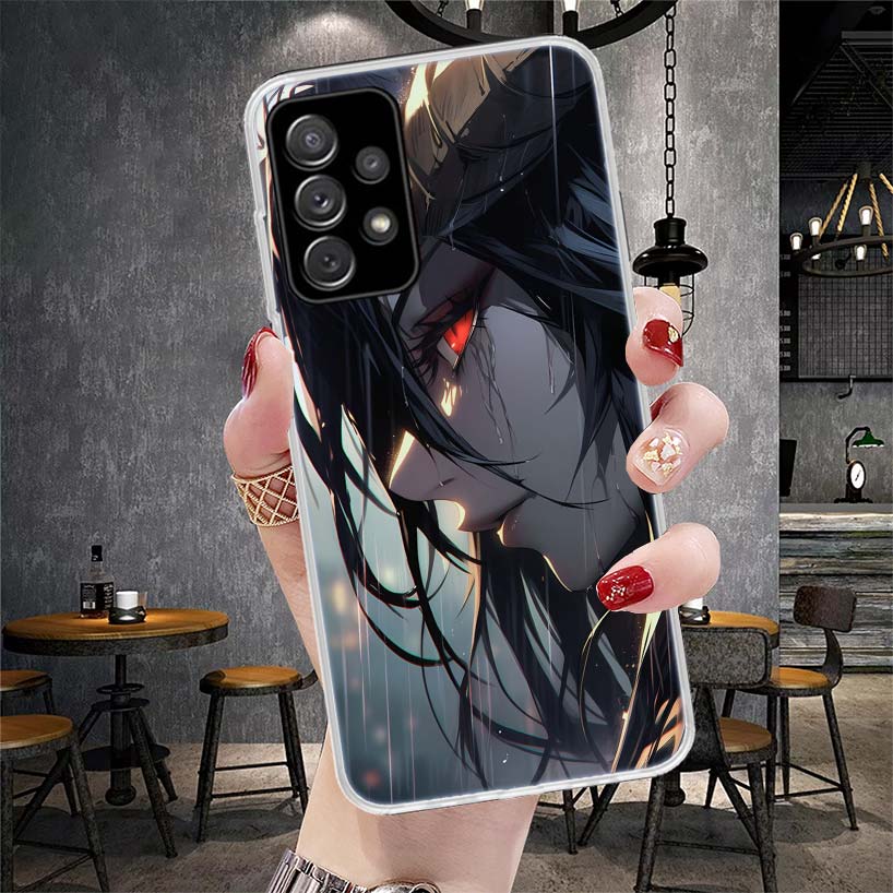 Albedo Overlord Anime Soft Phone Case For Samsung Galaxy A12 A22 A32 A52 A72 A02S A51 A50S A71 A70 A31 A20S Note 20 Ultra S10 A1