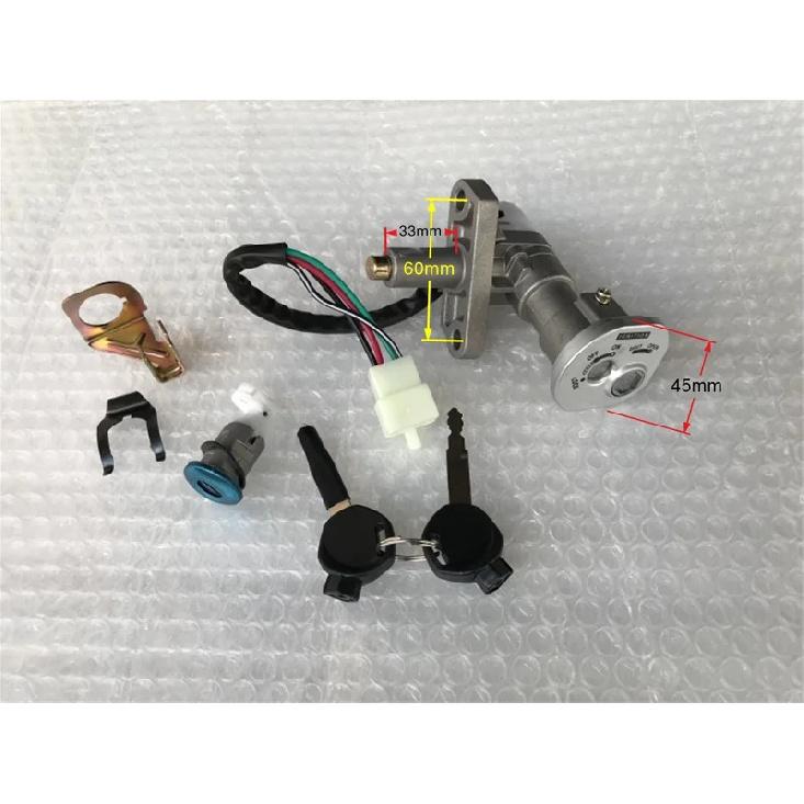 Motorcycle Lgnition Switch Lock Key Set For Scooter Keeway Hurricane 50 90 KW50QT-2 QJ50QT-2 RX150 BWS125 BWS150 GY6 125 150
