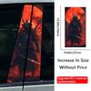 1pc/2pcs JDM Ninja Car Stickers Car B-pillar Vinyl Decals Waterproof Auto Center Pillar Sticker Cover Scratches Vehicle Decor