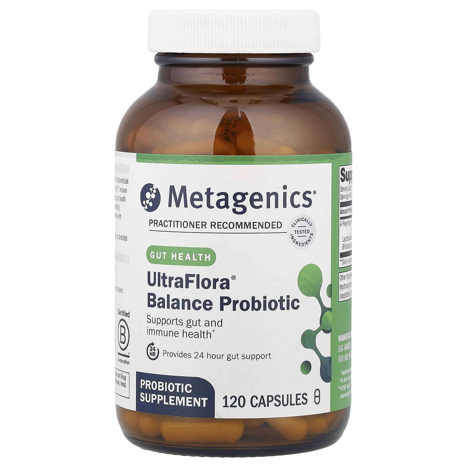 

Ultraflora® Balance Probiotic, 55Mg (15 Billion CFU), 120 Capsules
