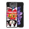 Cute Cartoon Pucca Garu Clear Phone Case For Samsung Z Flip 7 6 5 4 3 Galaxy ZFlip7 ZFlip6 ZFlip5 ZFlip4 ZFlip3 5G Print Cover C