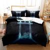GhostwireTokyo Bedding Set Single Twin Full Queen King Size Bed Set Aldult Kid Bedroom Duvetcover Sets 2023 Anime Bed Sheet Set