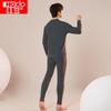 Hodo Mid-High Collar Wool Blend Thermal Underwear Set