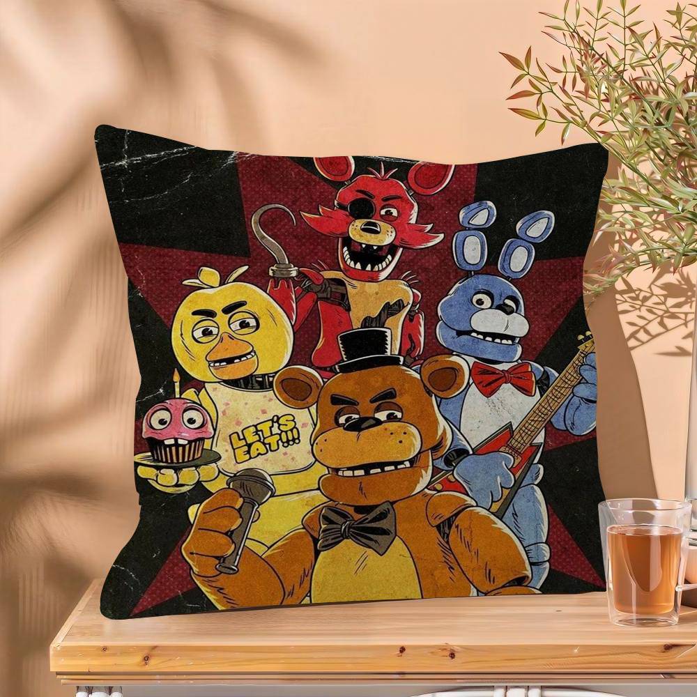 Fnaf Five-nights-At-Freddys Cushion Cover Pillowcase Upholstery Sofa Throw Pillow Home Decor Pillowcas