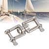Stainless Steel Double Ended   Shackle 8 Shaped   Connector Marine Device for Ships Boat Yacht
