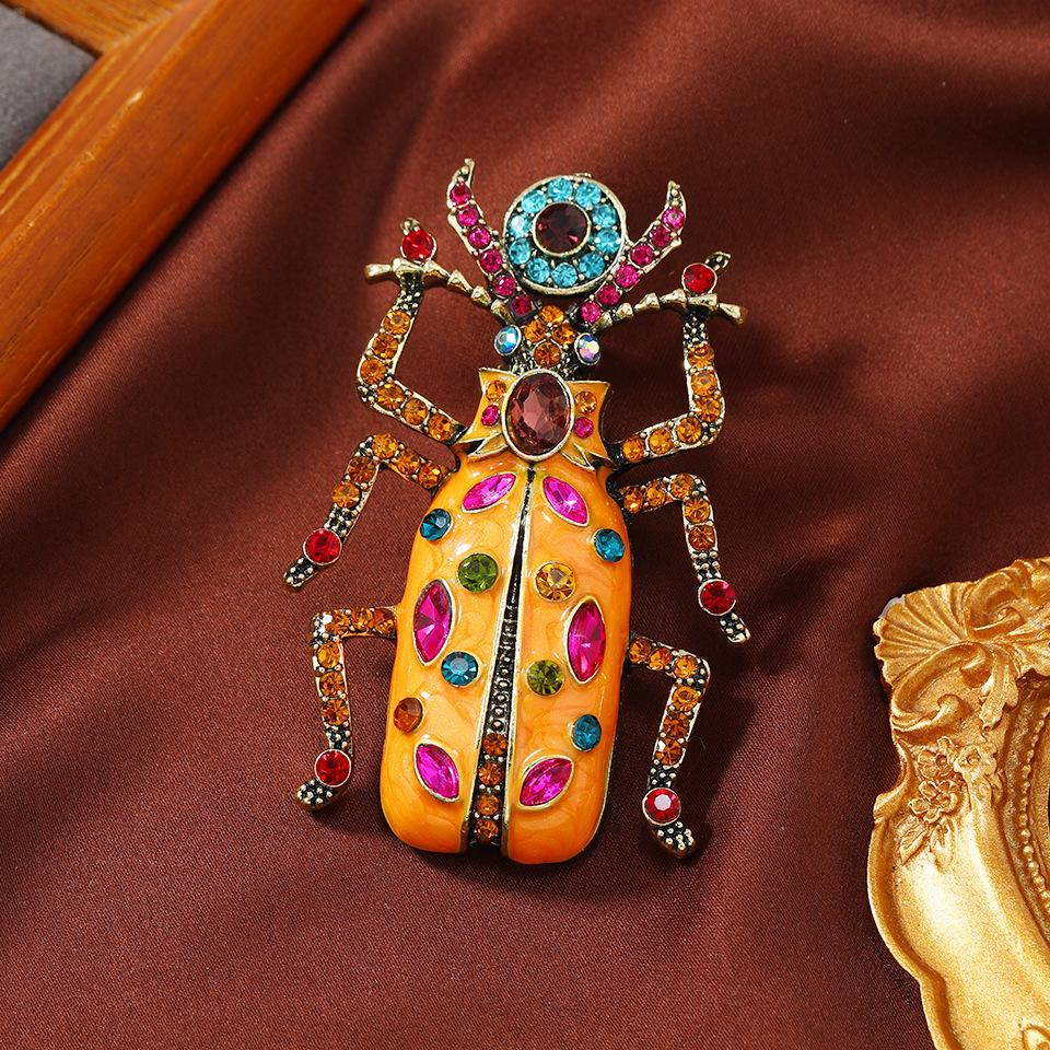 Men's Women's Beetle Shapes Brooch for Party Gift Vintage Accessories