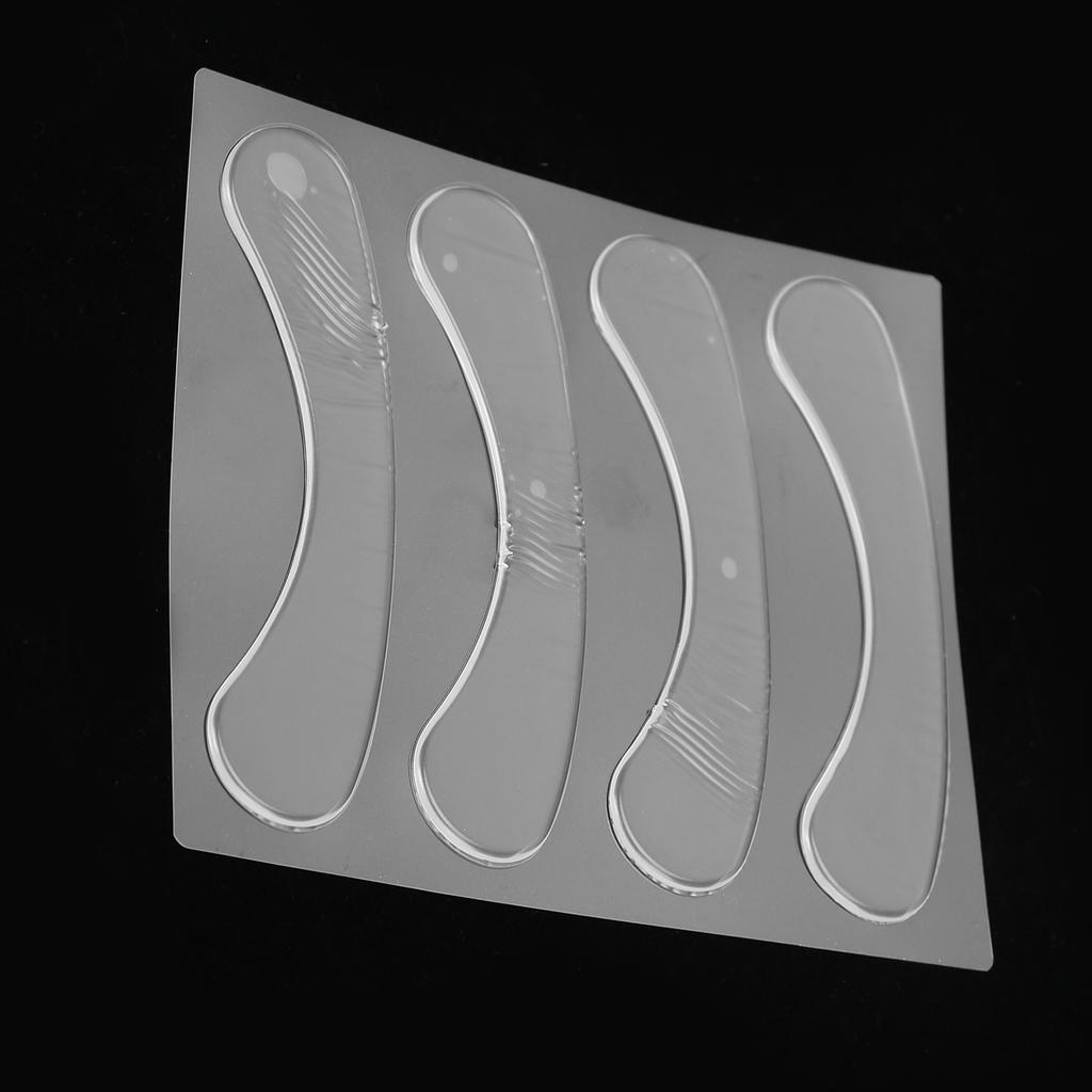 4pcs Silicone Lip Anti Wrinkle Patch Reusable Transparent Skin Wrinkle Smoothing Patch