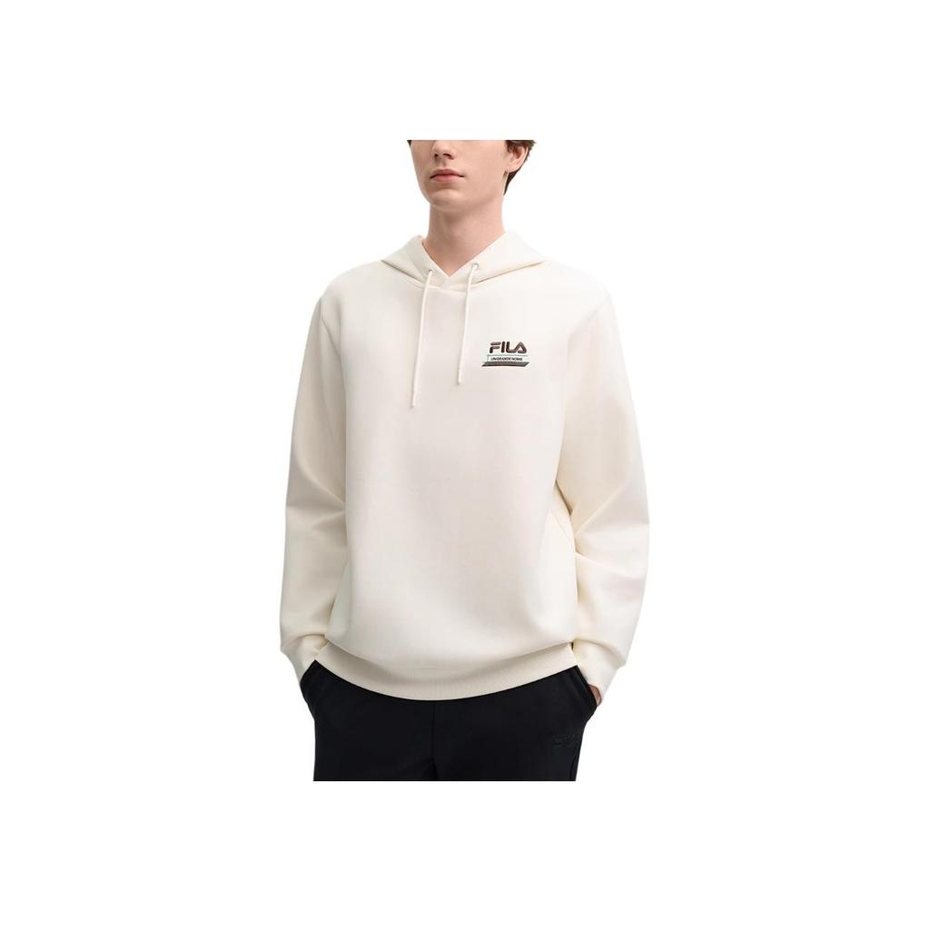 New FILA Sweatshirt Men's Heron White F11M518204F-WT