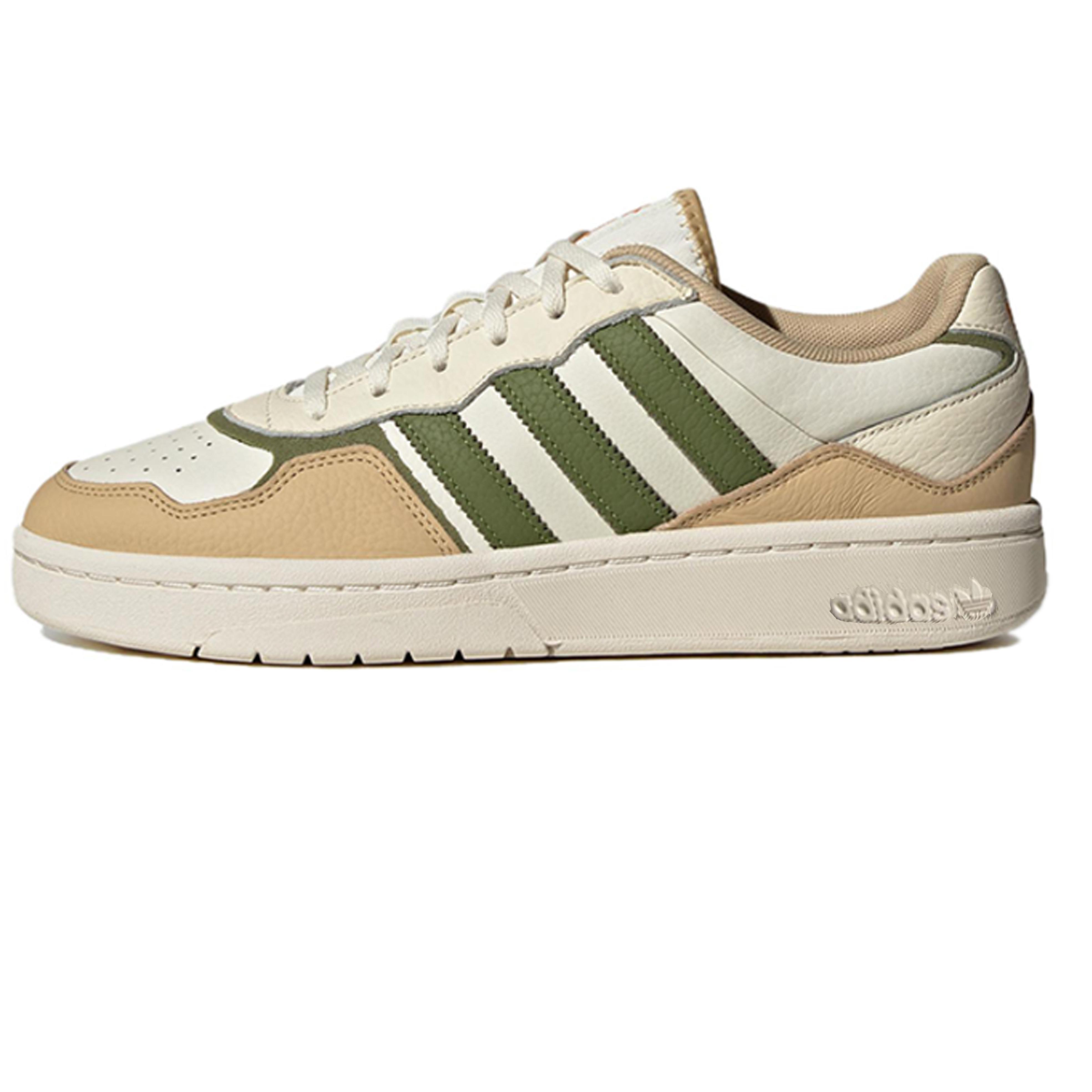 Adidas Originals Courtic Shoes  White Brown Green  ID0567 42