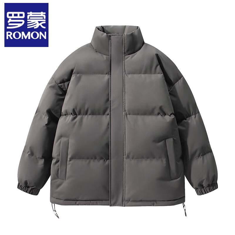 Romon Unisex Stand Collar Padded Jacket