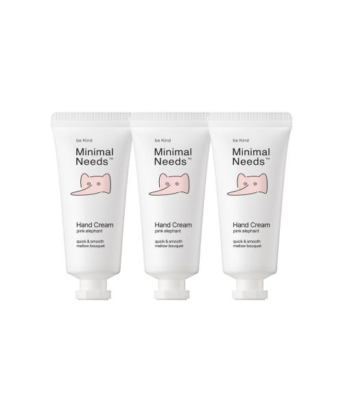 Minimal Needs Pink Elephant Hand Cream 35ml x 3pcs NONE
