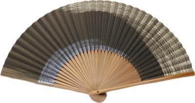 Shikebiki Kyoto Made In for Personal Paper 22cm Long X 38cm Wide When Open Fan, Japan, Men, Use, Gift, Double-Sided Fan,