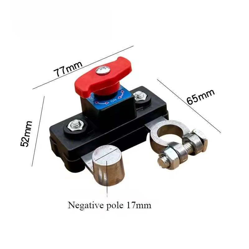 

1/2pcs Car Battery Disconnect Switch Manual Automatic Circuit Breaker Anti-Power Off Leakage Protector Auto Parts 12V/24V