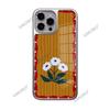 Artistic Small Daisies Are Suitable for Apple 17 Pro Glass Mobile Phone Case, Apple 16 All-inclusive Protective Case.
