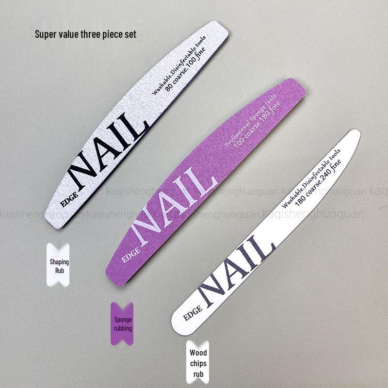 Washable Wear-Resistant Nail Shaping and Polishing Block