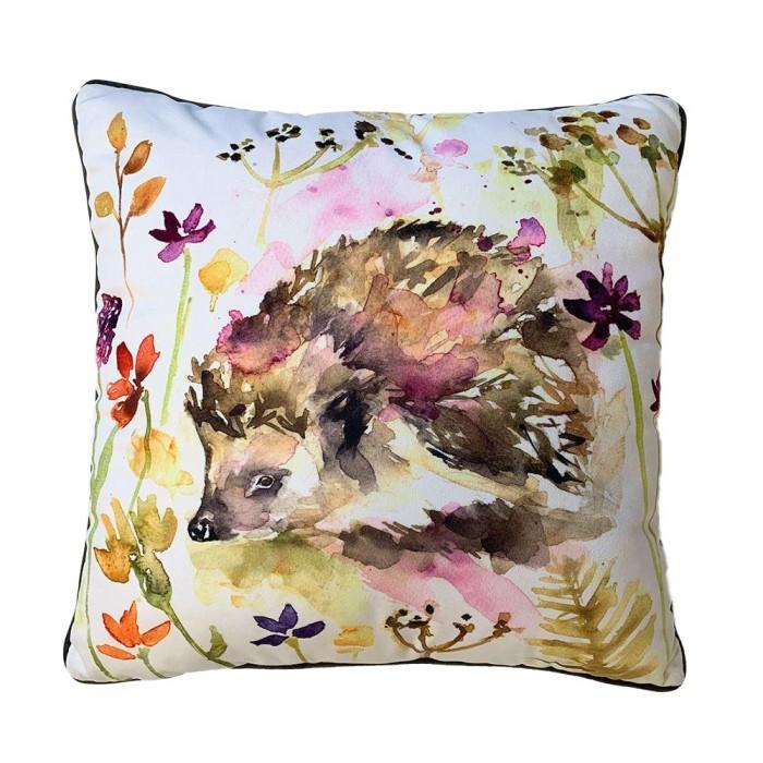 Jennifer Rose Hedgehog Filled Cushion