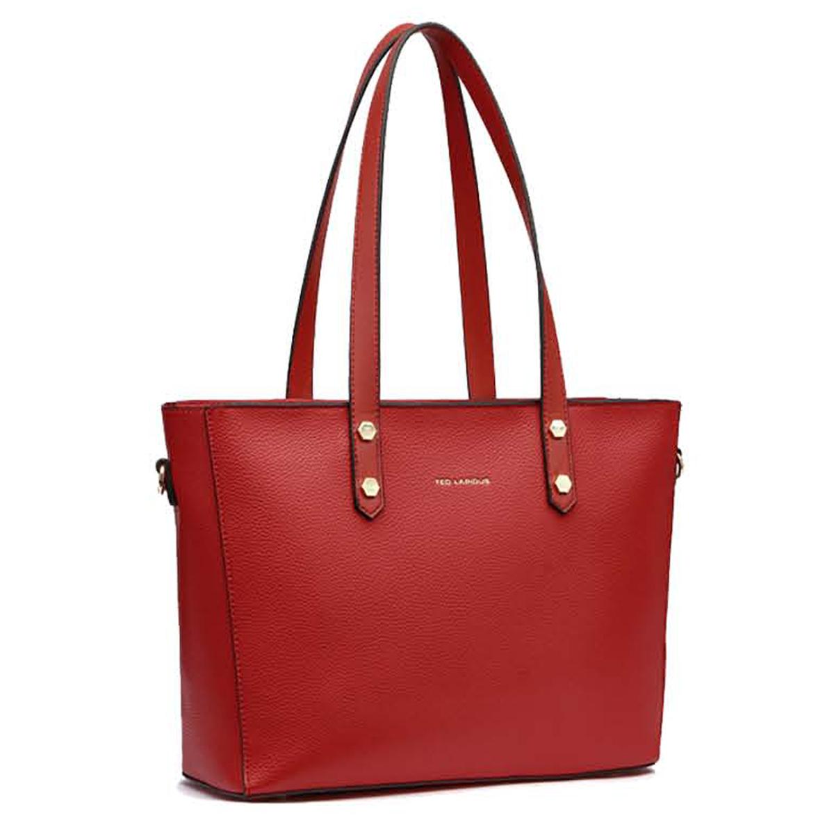 

Ted Lapidus [A1048] - Дизайнерская сумка Ted lapidus красная - 31x26x11 см