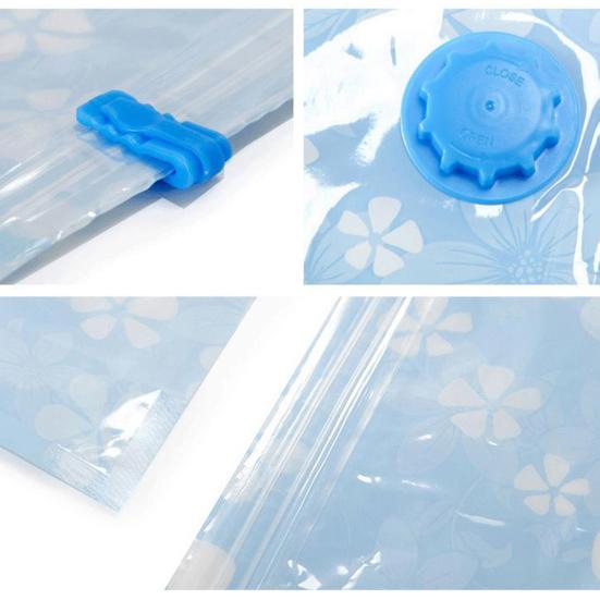 11Pcs Vacuum Storage Bag Reusable Hand Pump Compressed Clothes Pillow Organizer