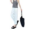 Women's Ice Silk Harem Pants: Summer 2025 High-Waist, Petite, Nine-Point, Casual Cigarette Style