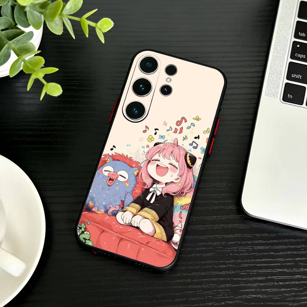 

F-Spy X F-Family Anime Phone Case For Samsung S26,S25,S24,S23,S22,S21,S20,Plus,Fe,Lite,Others Black Cover Samsung S30plus5G