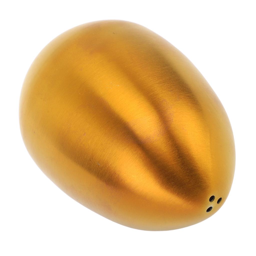Egg Shaped Spice Jar Multipurpose 3 Holes Leakage Proof Stainless Steel Salt Pepper Dispenser for Kitchen
